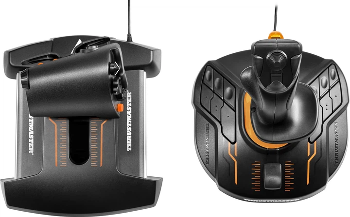 Проводной джойстик Thrustmaster T.16000M FCS Hotas Black/Orange