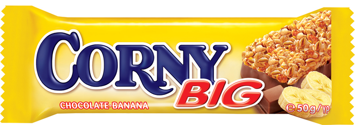 Злаковый батончик Corny Big с молочным шоколадом и бананом 50 г ...