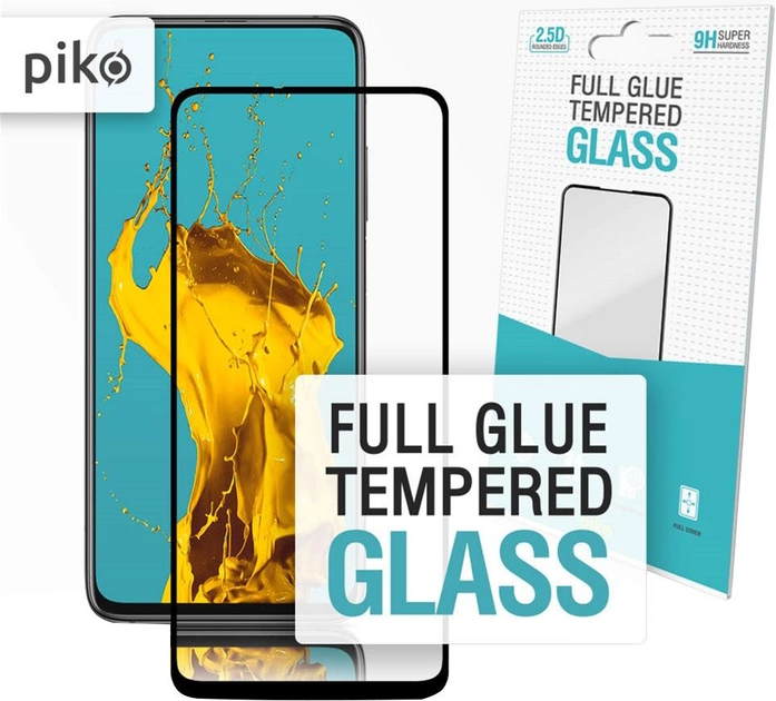 Защитное стекло Piko Full Glue для Xiaomi Mi 10T/Mi 10T Pro Black (1283126509926) - изображение 1