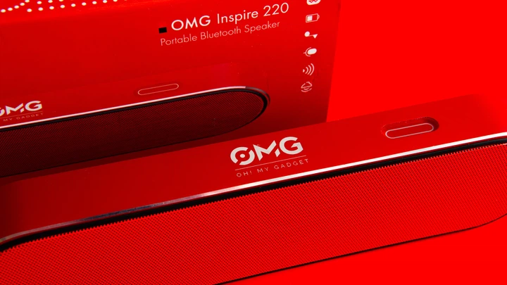 Портативная колонка OMG Inspire 220 Portable Bluetooth Speaker Red (красный) - изображение 5