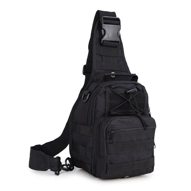 Тактичний рюкзак T-Bag сумка на плечі Tiding Bag, чорний - зображення 1