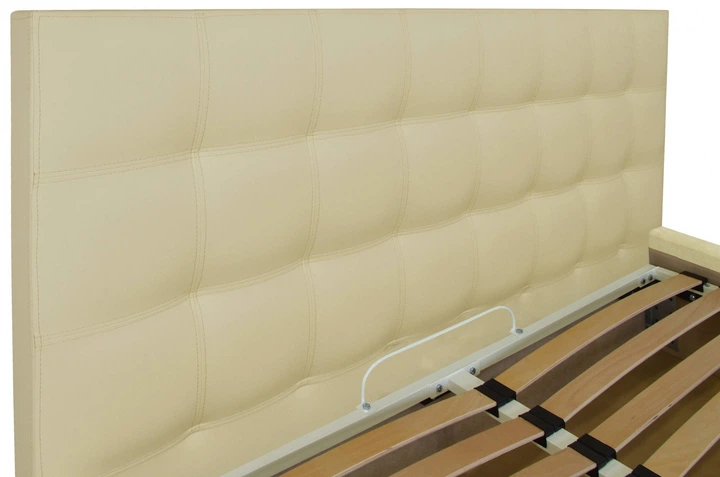 Кровать Chester Comfort 120 х 190 см Fly 2207 A1 С подъемным механизмом и нишей для белья Бежевая - Фото 4 Кровать Chester Comfort 120 х 190 см Fly 2207 A1 С подъемным механизмом и нишей для белья Бежевая - изображение 4