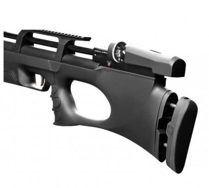 Гвинтівка пневматична РСР Kral Puncher Breaker PCP Synthetic 4,5 мм з глушником і кейсом. Колір - чорний. 36810211 - зображення 2