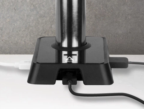 Uchwyt biurkowy do dwóch monitorów Arctic Z2 Black (AEMNT00053A) - obraz 5