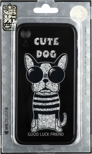 Панель WK WPC-087 для Apple iPhone Xr Cute Dog Black (681920360759) - зображення 3