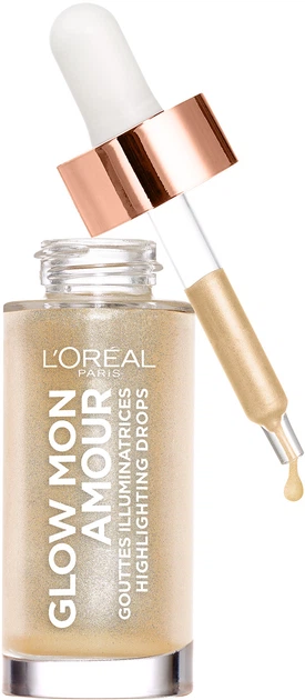 Rozświetlacz do twarzy L'Oreal Paris Glow Mon Amour w płynie 1 Champagne 15 ml (3600523560899) - obraz 3