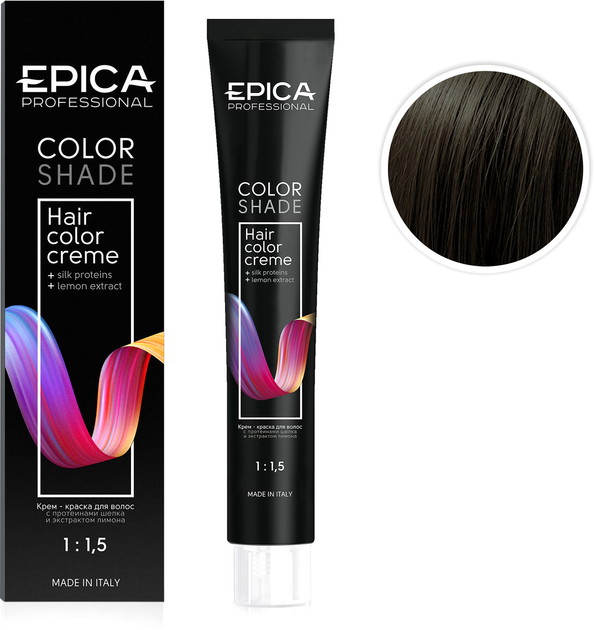 Крем-краска EPICA Professional Hair Color Cream 5.18 Светлый шатен ...
