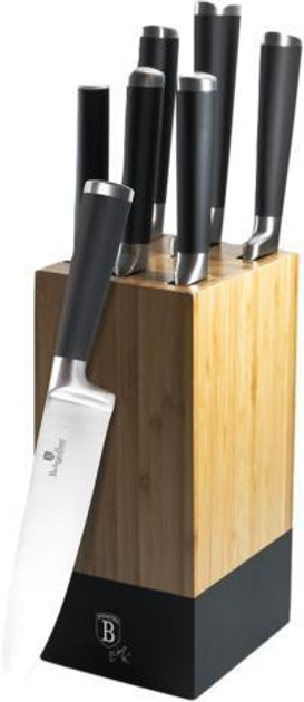Набор ножей 7 предметов BERLINGER HAUS BLACK ROYAL Collection BH-2424 - изображение 1
