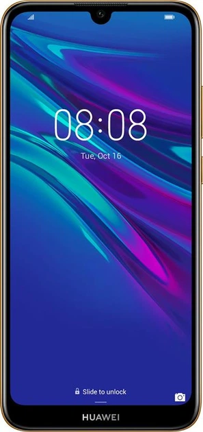 Huawei Y6 2019 Dual Sim Amber Brown Faux Leather - изображение 2