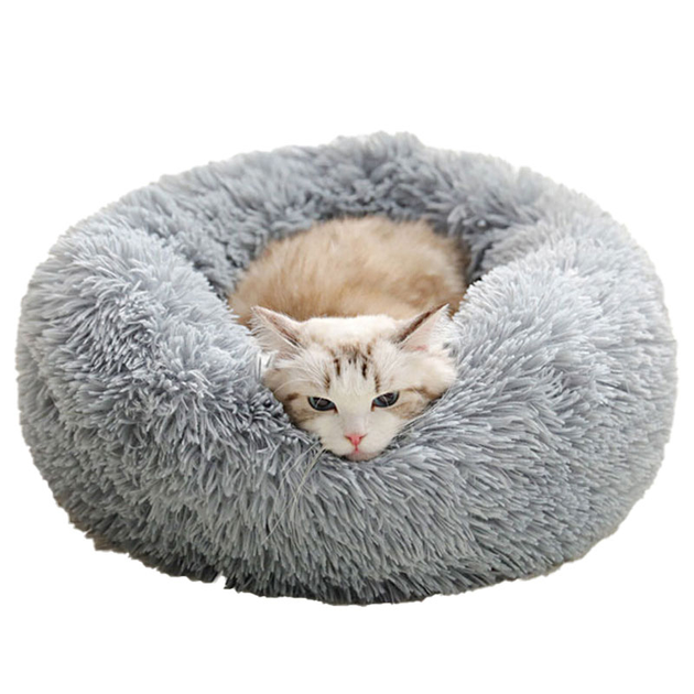 Напольная лежанка-подушка для кошек и собак из мебельного флока «Конэко» на сайте 