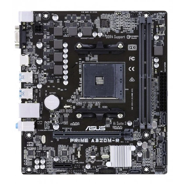 Материнська плата ASUS Prime A320M-R-SI (Prime A320M-R-SI) (sAM4