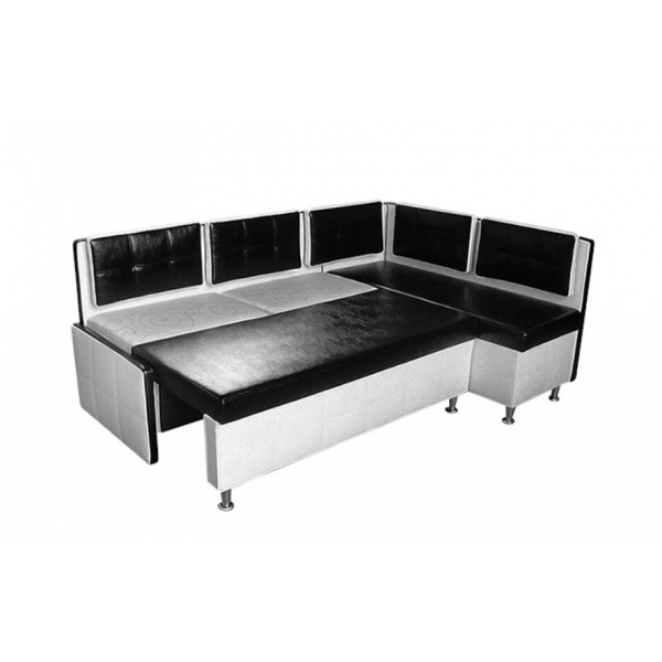 Кухонный уголок мягкий раскладной из ДСП + кожзам Марсель Modern - изображение 3