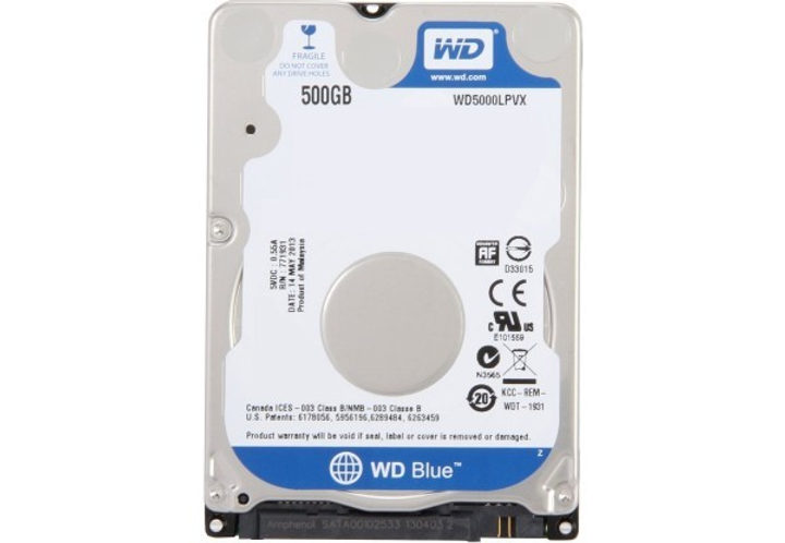 Жесткий диск Western Digital Factory Refurbished 2.5" 500Gb (WD5000LPVX ...