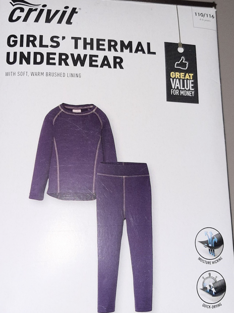 Crivit thermal clearance underwear