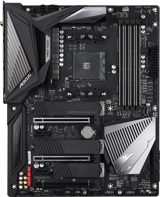 Материнская плата Gigabyte X570 Aorus Ultra (sAM4, AMD X570, PCI-Ex16 ...
