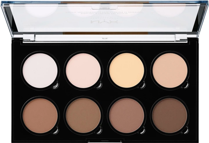 Paletka do konturowania NYX Professional Makeup Highlight & Contour Pro 21.6 g (800897836245) - obraz 2