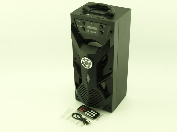 Колонка-чемодан с караоке Kipo kb-500bt 10W Bluetooth пульт ДУ – фото ...