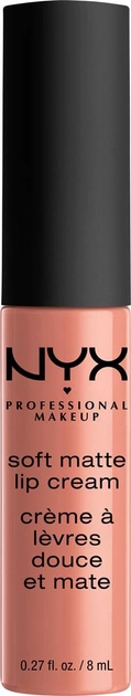 Акція на Рідка помада для губ NYX Professional Makeup Soft Matte Lip Cream 02 Stockholm від Rozetka