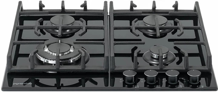 Варильна поверхня газова PYRAMIDA PFG 647 BLACK LUXE - зображення 2