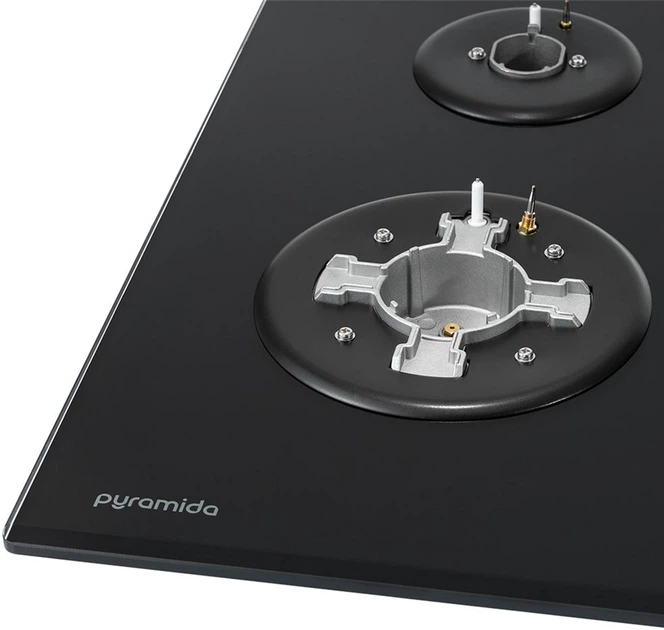 Варильна поверхня газова PYRAMIDA PFG 647 BLACK LUXE - зображення 7