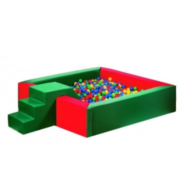 Сухой бассейн с горкой 150-150-40 см Тia-sport – фото, отзывы ...
