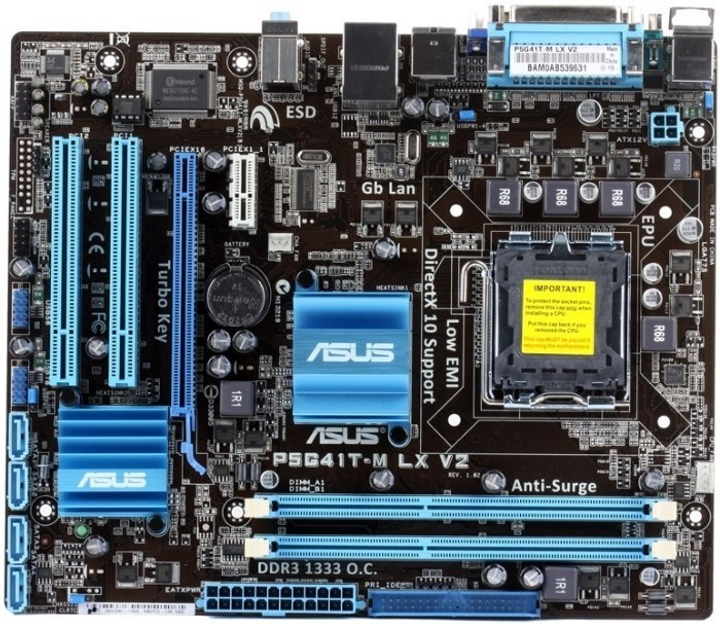 Материнская плата Asus P5G41T-M LX V2(s775, G41, PCI-Ex16) Refurbished ...