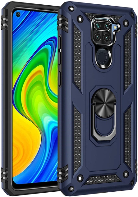 Чехол для смартфона Xiaomi Redmi Note 9/10X BeCover Military Blue (BC_705583) - Фото 1 Чехол для смартфона Xiaomi Redmi Note 9/10X BeCover Military Blue (BC_705583) - изображение 1