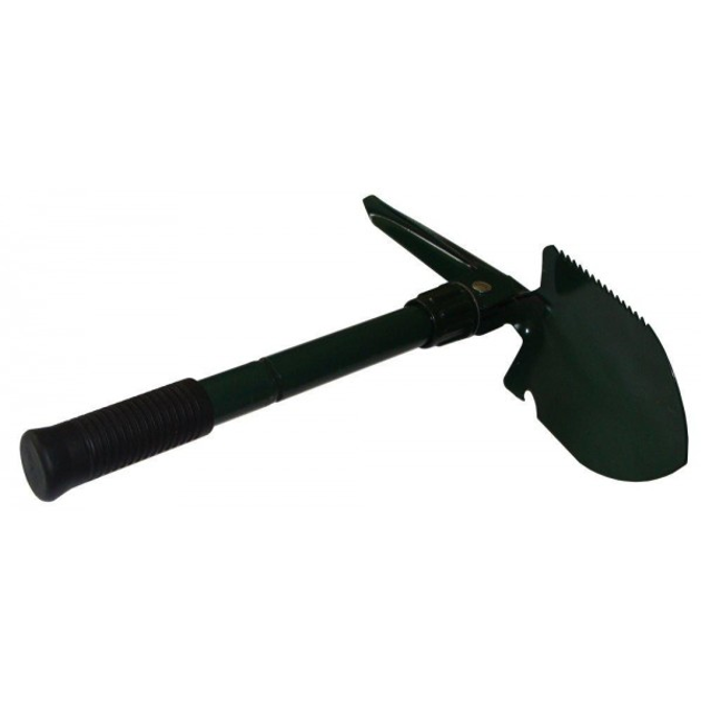 Универсальная военная походная туристическая саперная стальная складная лопата 5 в 1 VST для кемпинга, резиновая ручка (W1981) - изображение 2