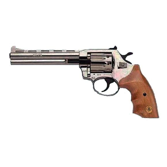 Револьвер Флобера ALFA model 461 (никель, дерево) - изображение 1