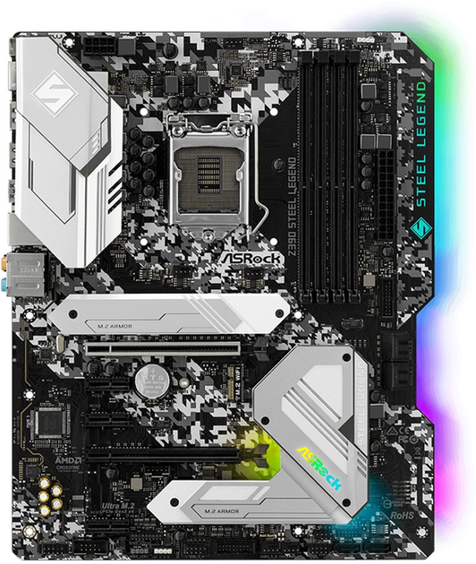 Материнская плата ASRock Z390 Steel Legend (s1151, Intel Z390, PCI-Ex16 ...