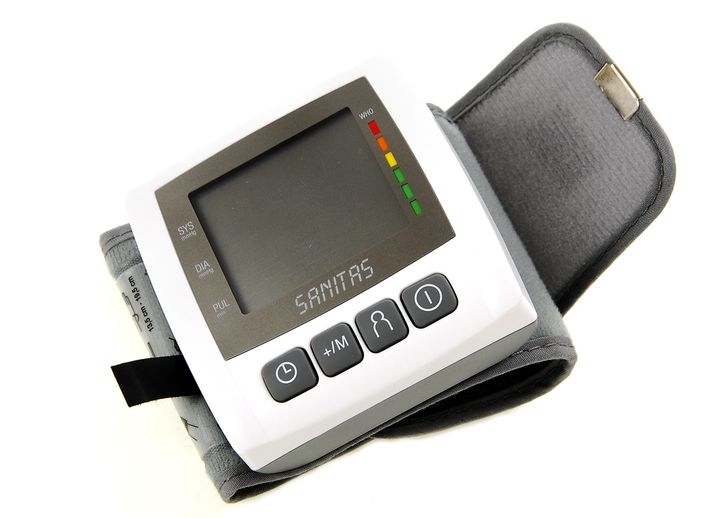Прибор для измирения кровяного давления на запястье SANITAS темно серый-серый R3-370024 - изображение 1