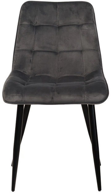 Стул для кухни и гостиной Vetro Mebel N-46 Серый (N-46-grey-velvet/ black) - Фото 5 Стул для кухни и гостиной Vetro Mebel N-46 Серый (N-46-grey-velvet/ black) - изображение 5