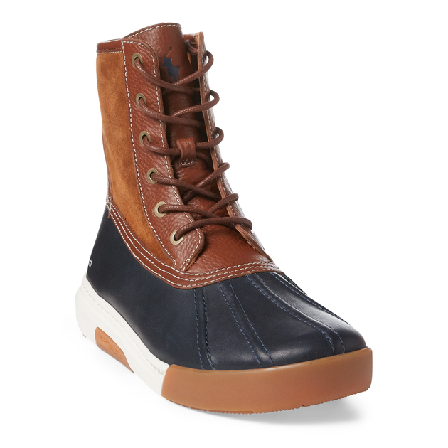 Ralph lauren leather cheap duck boots