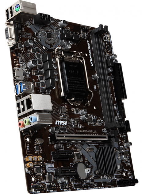 Материнська плата MSI H310M Pro-VH Plus (s1151, Intel H310, PCI-Ex16) - зображення 2