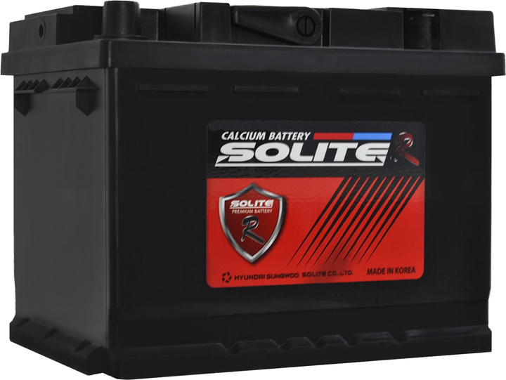 Автомобильный аккумулятор Solite R AGM 60Ah Ев (-/+) (640CCA) (AGM60 ...