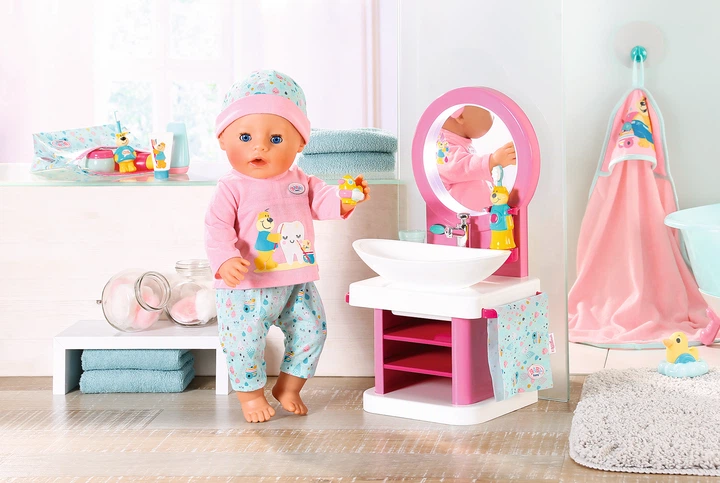 Інтерактивний умивальник Zapf для ляльки Baby Born Водні забави зі світловими та звуковими ефектами 827093-116719 (827093) (4001167827093) - зображення 5