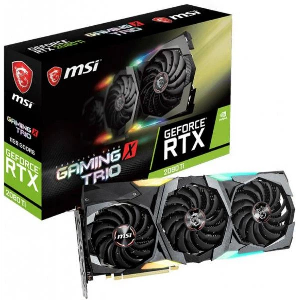 Видеокарта MSI GeForce RTX2080 Ti 11Gb GAMING X TRIO (RTX 2080 Ti