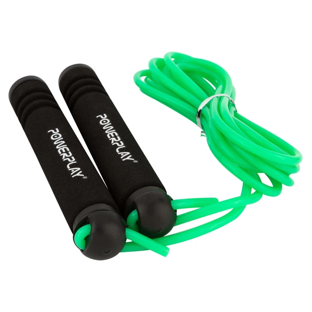 Скакалка PowerPlay 4205 Зеленая - Фото 3 Скакалка PowerPlay 4205 Зеленая - изображение 3