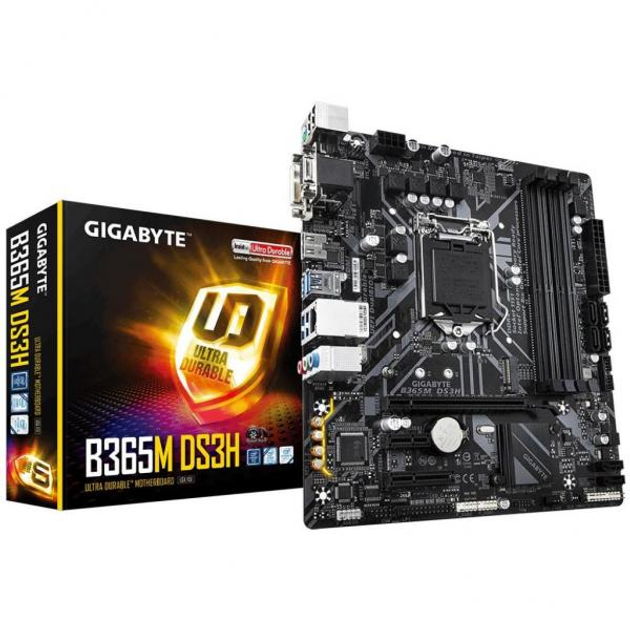 Материнская плата GIGABYTE B365M DS3H - изображение 1