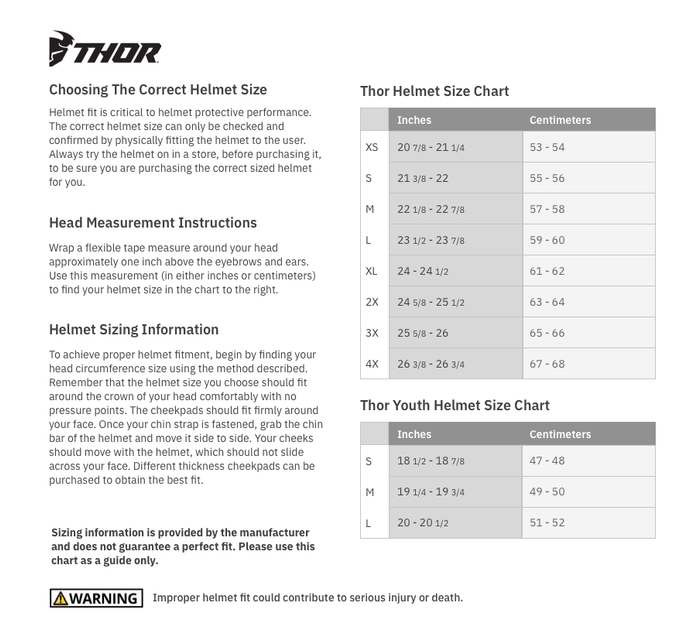 Шлем THOR SECTOR Fader, XS (725255) - изображение 5