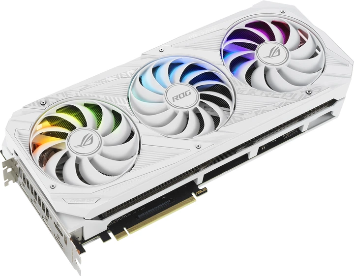 Видеокарта Asus PCI-Ex GeForce RTX 3080 ROG Strix OC White V2 LHR