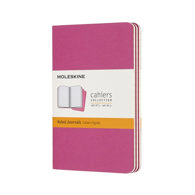 Блокнот Moleskine Cahier кишеньковий 64 сторінки в лінію Кінетичний Рожевий 9х14 см (8058647629643) - Фото 1 Блокнот Moleskine Cahier кишеньковий 64 сторінки в лінію Кінетичний Рожевий 9х14 см (8058647629643) - зображення 1