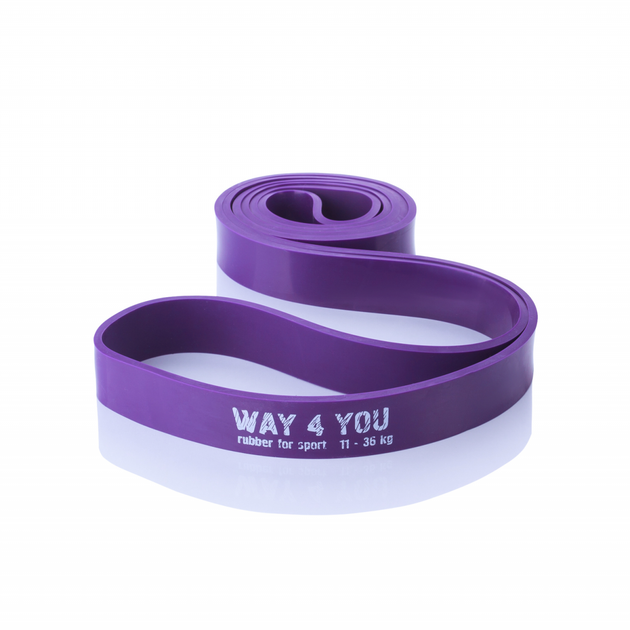 Резиновая петля Way4you 11-36кг Фиолетовая - Фото 3 Резиновая петля Way4you 11-36кг Фиолетовая - изображение 3