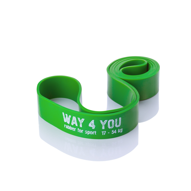 Гумова петля Way4you 17-54кг Зелена - Фото 3 Гумова петля Way4you 17-54кг Зелена - зображення 3
