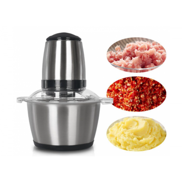 Блендер с чашей измельчитель мини комбайн MIXER STAINLESS COOKING JS 5090 - изображение 1