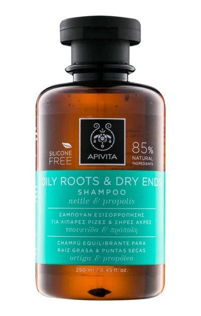 Apivita Holistic Hair Care Nettle Propolis шампунь для жирного типу волосся (250 мл) - Фото 1 Apivita Holistic Hair Care Nettle Propolis шампунь для жирного типу волосся (250 мл) - изображение 1