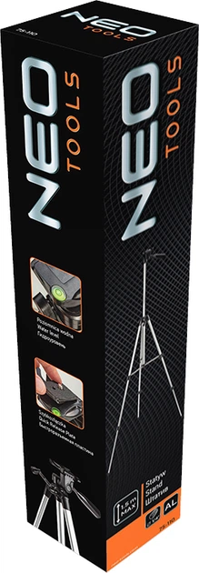 Statyw aluminiowy NEO Tools do laserów poprzecznych 1.5 m 1/4" (5907558434026) - obraz 4