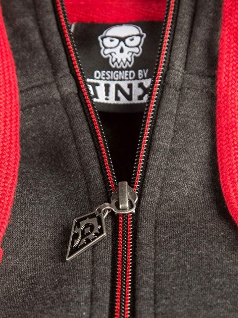 Толстовка JINX World of Warcraft Zip-Up Hoodie - Horde Classic Premium, S - изображение 3