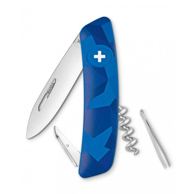 Швейцарский складной нож Swiza C01 Livor,синий - изображение 1
