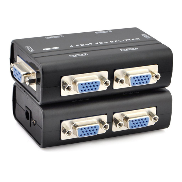 Активный сплиттер VGA сигнала splitter vga 1x4 – фото, отзывы ...